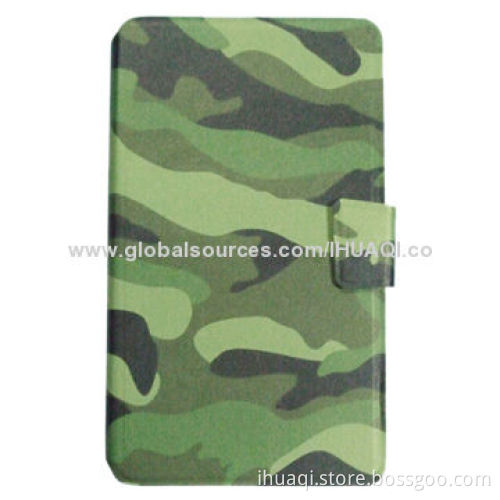 Camouflage, PU Case for Samsung Galaxy Tab, 4 7-inch T230